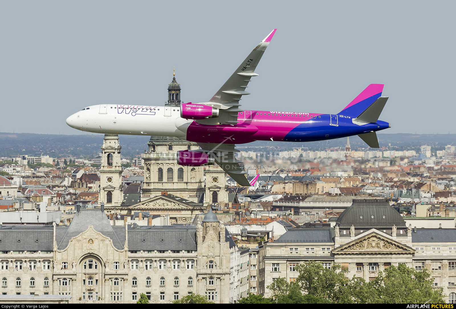 Wizz Air HA-LTA aircraft at Budapest Ferenc Liszt International Airport