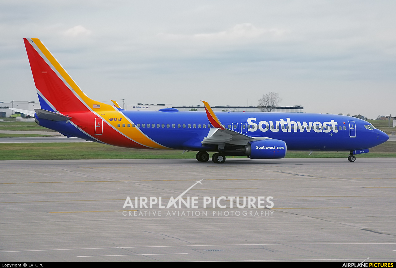 Southwest Airlines N8514F aircraft at Buffalo Niagara Intl