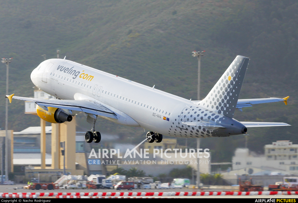 Vueling Airlines EC-HHA aircraft at Tenerife Norte - Los Rodeos