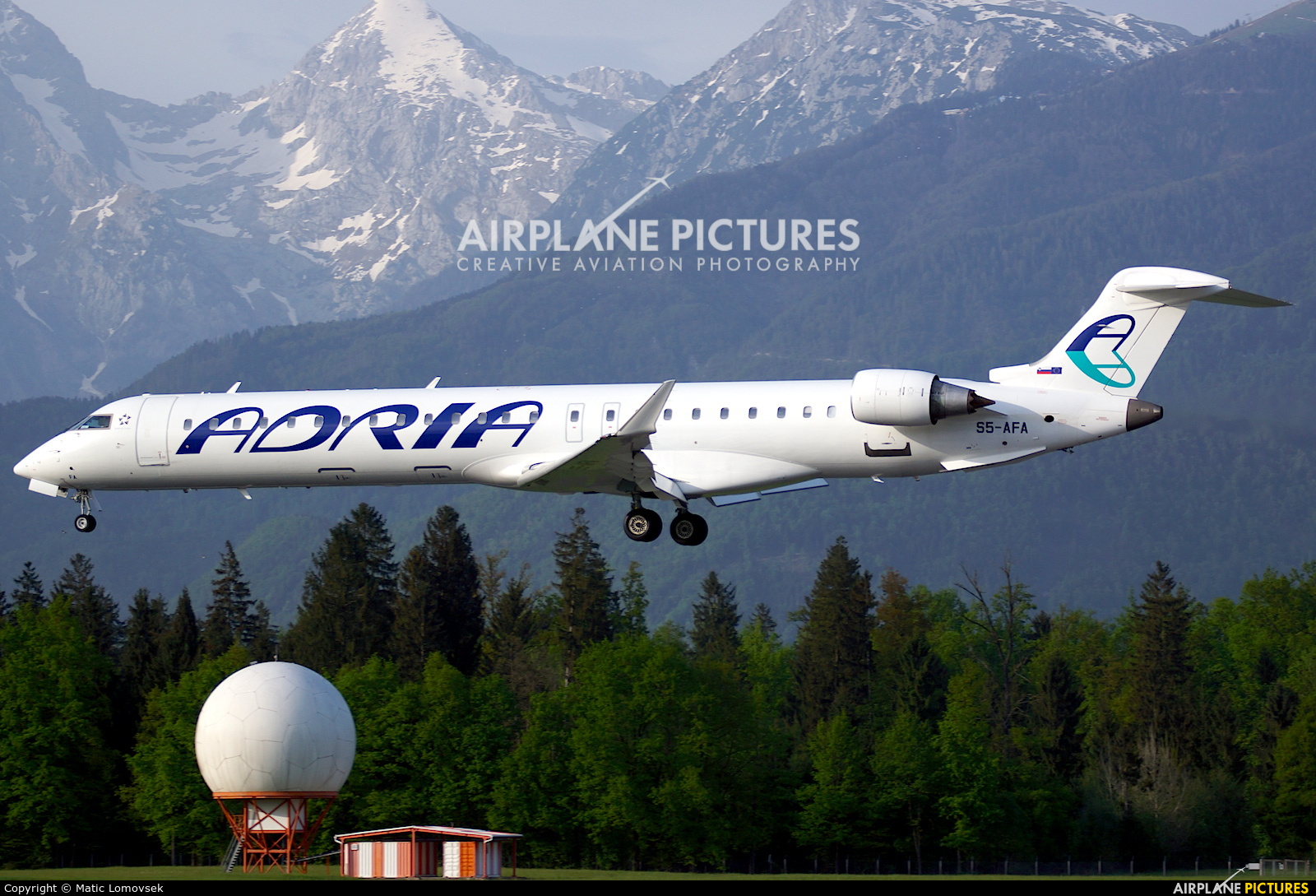 Adria Airways S5-AFA aircraft at Ljubljana - Brnik