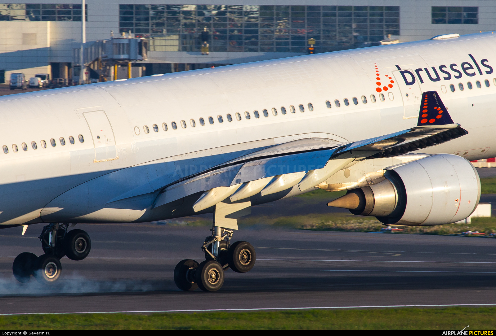 Brussels Airlines OO-SFM aircraft at Brussels - Zaventem