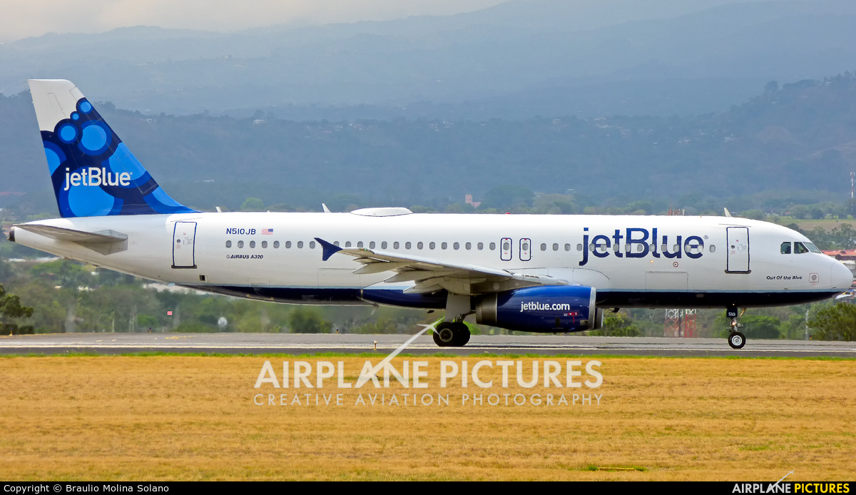 JetBlue Airways N510JB aircraft at San Jose - Juan Santamaría Intl