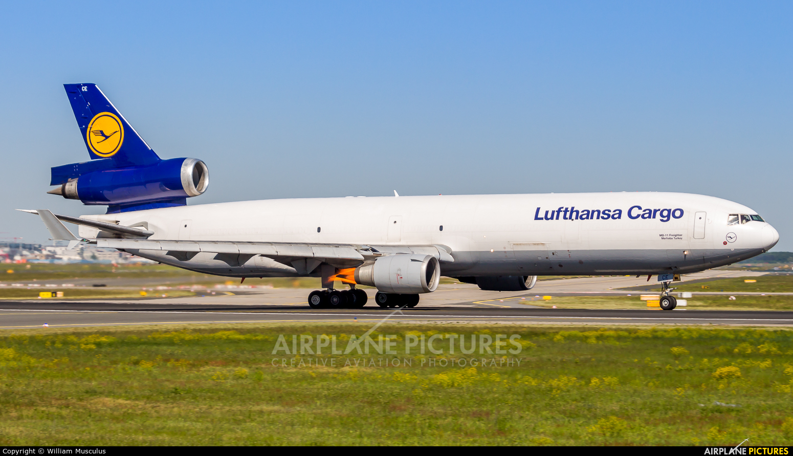 Lufthansa Cargo D-ALCE aircraft at Frankfurt
