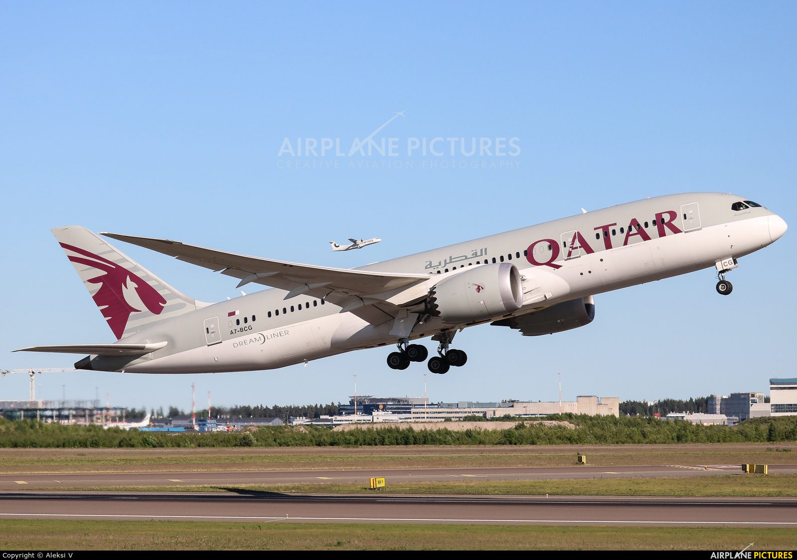 Qatar Airways A7-BCG aircraft at Helsinki - Vantaa