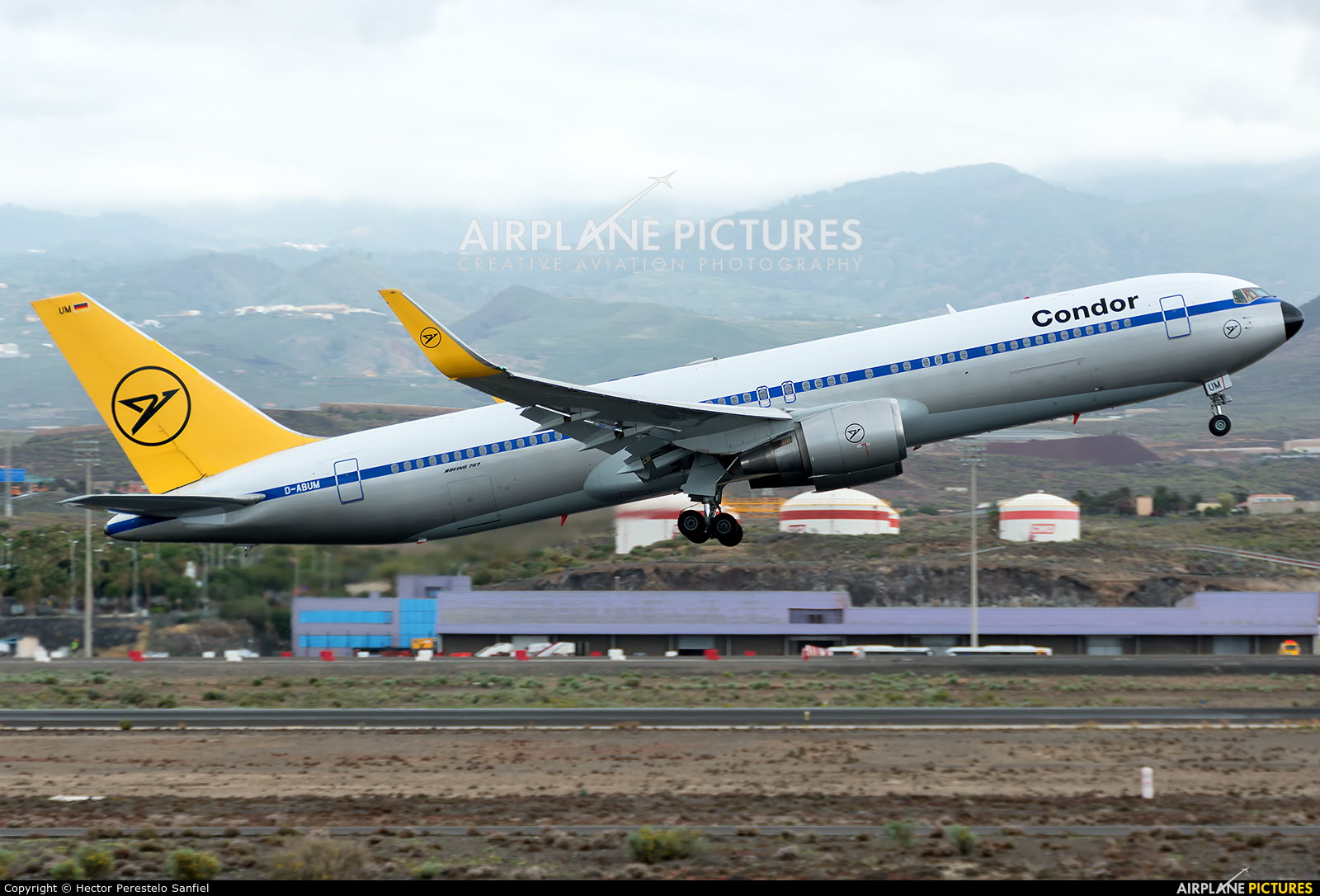 Condor D-ABUM aircraft at Tenerife Sur - Reina Sofia