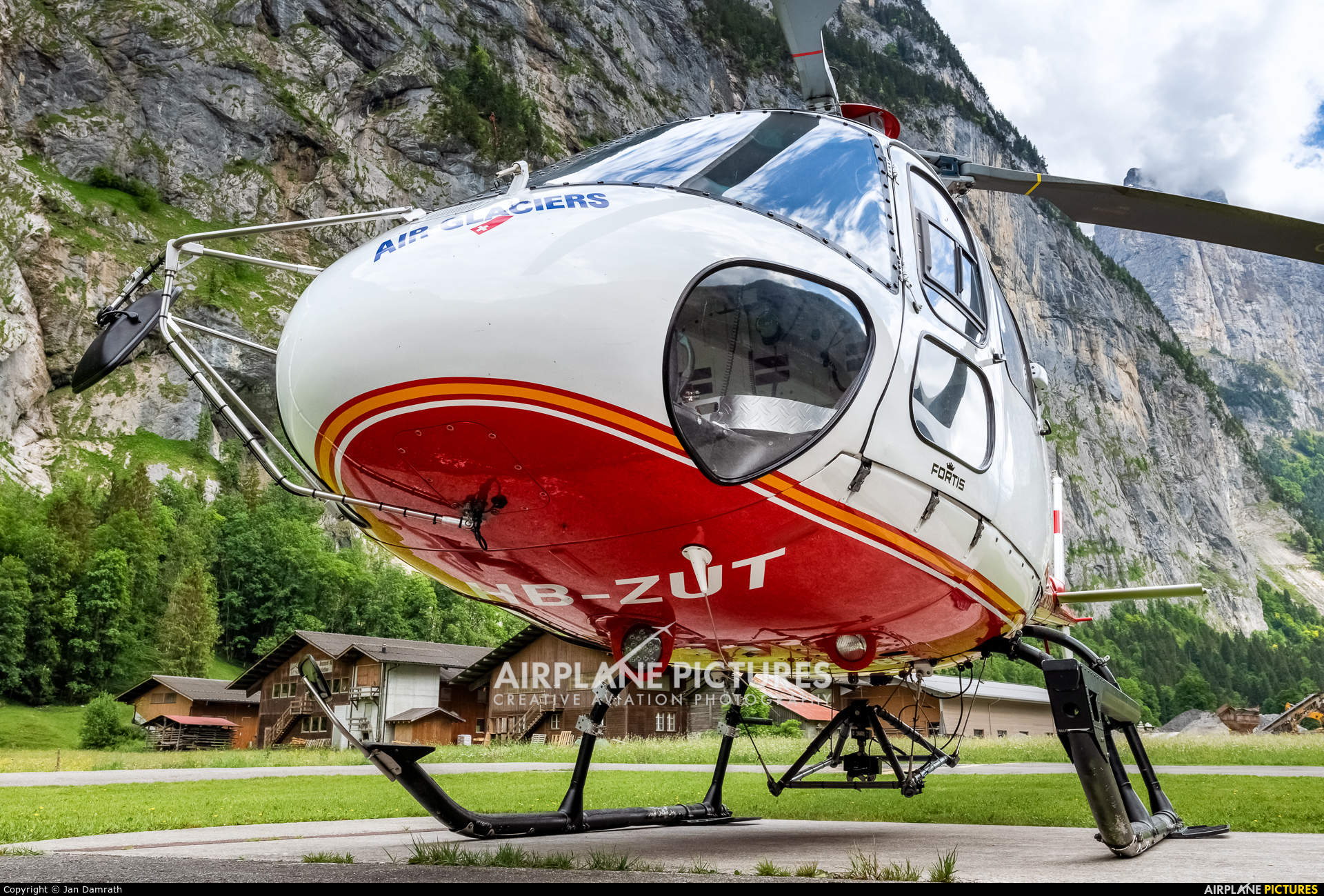 Air Glaciers HB-ZUT aircraft at Off Airport - Swiss Alps