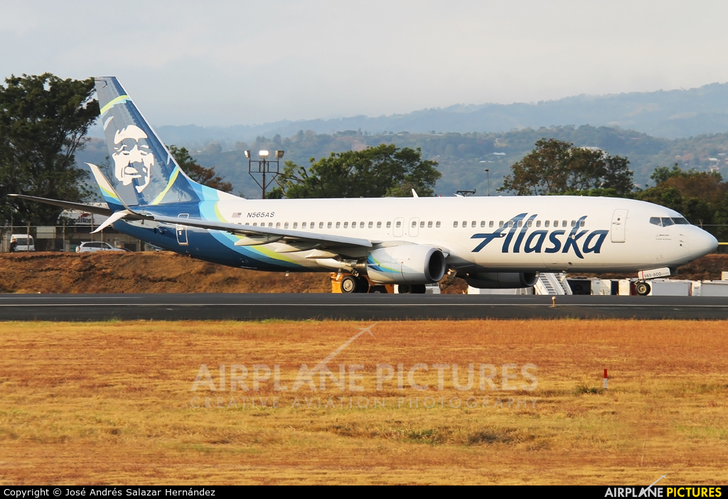 Alaska Airlines N565AS aircraft at San Jose - Juan Santamaría Intl