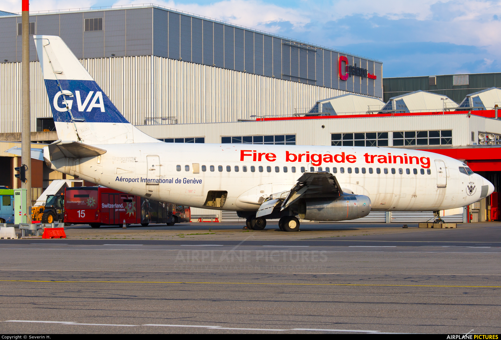  HB-SSA aircraft at Geneva Intl