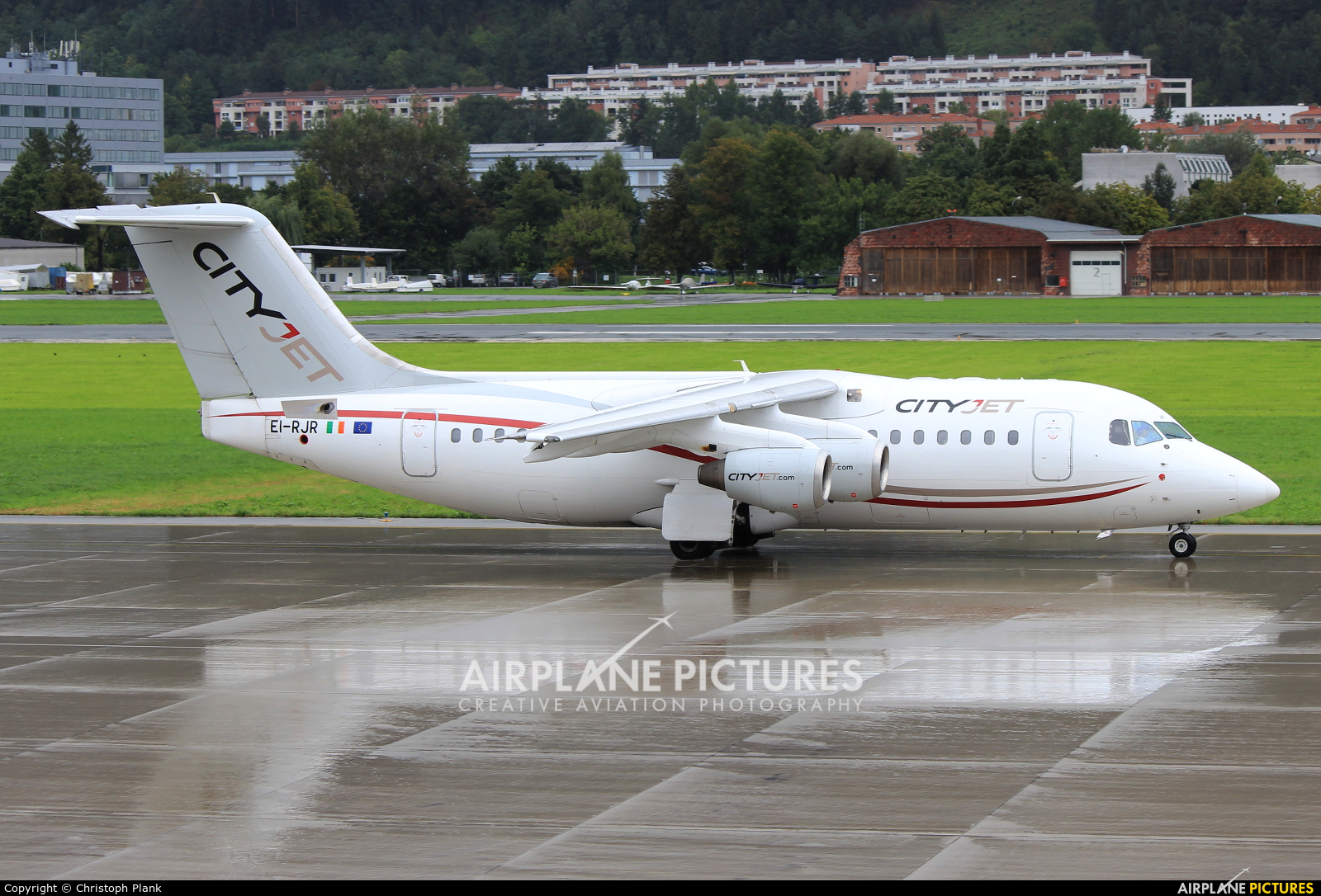 CityJet EI-RJR aircraft at Innsbruck