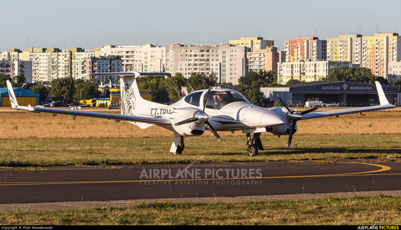 Private T7-TBM aircraft at Warsaw - Babice