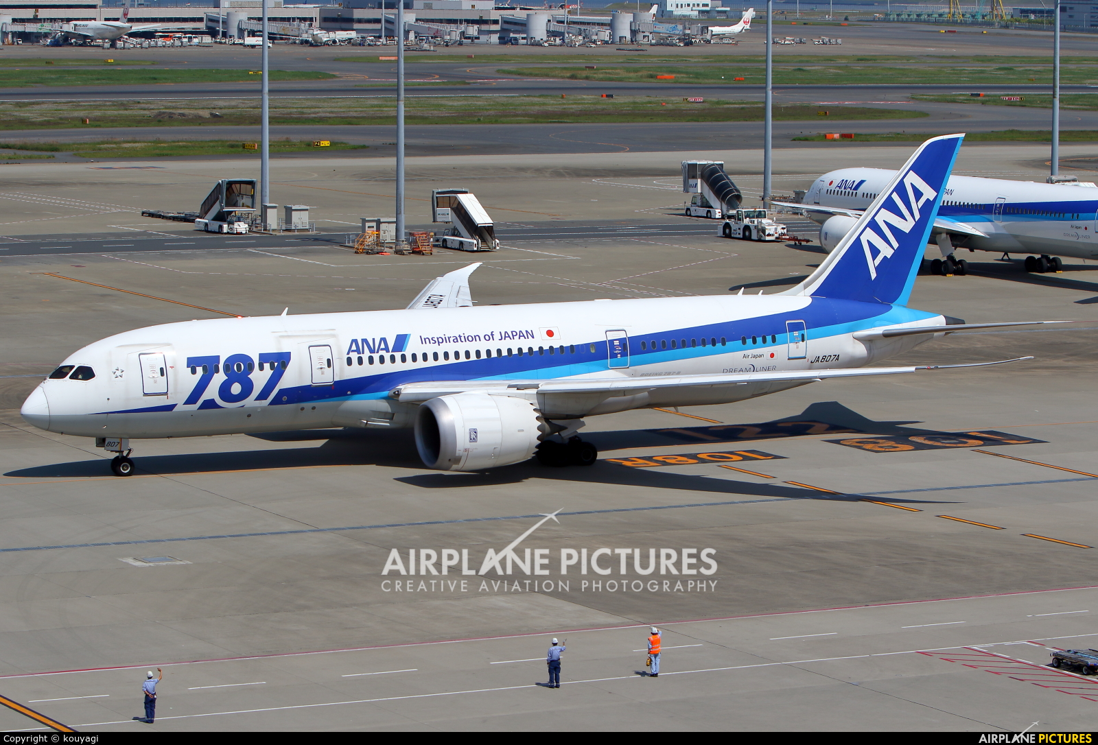 ANA - All Nippon Airways JA807A aircraft at Tokyo - Haneda Intl