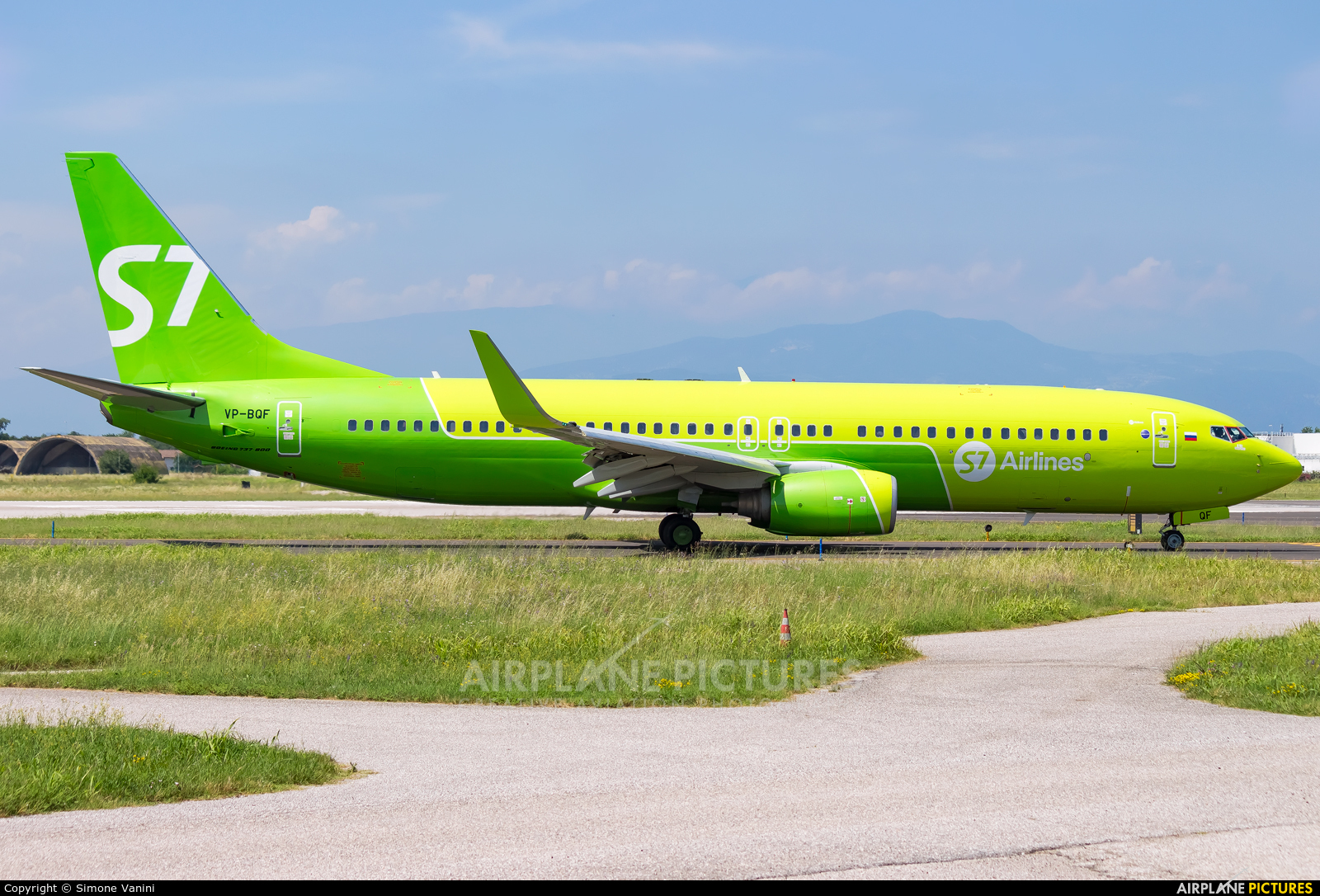 S7 Airlines VP-BQF aircraft at Verona - Villafranca