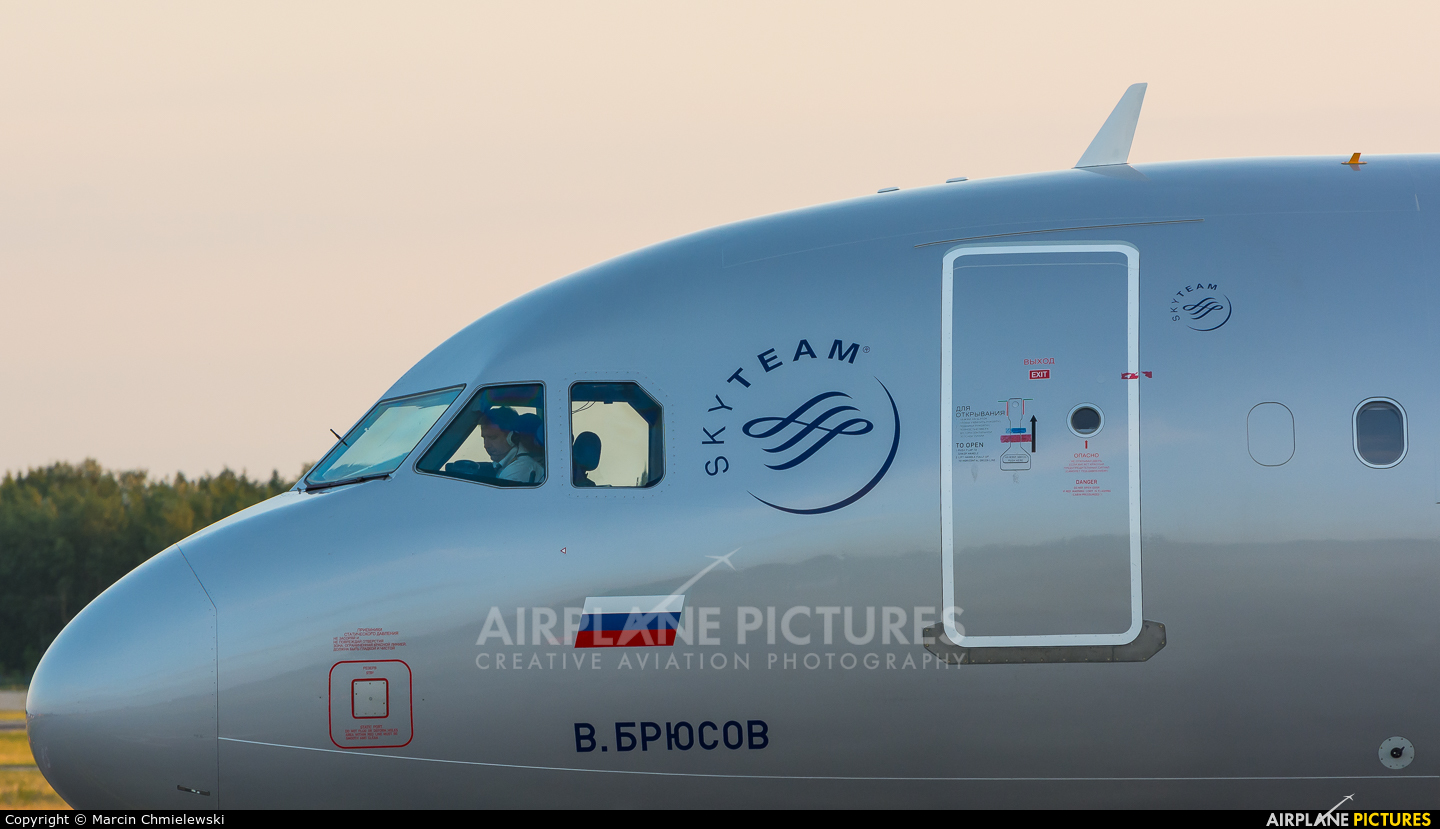 Aeroflot VP-BIY aircraft at Warsaw - Frederic Chopin