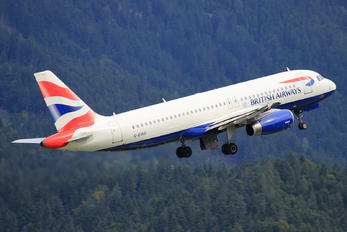 G-EUUO - British Airways Airbus A320