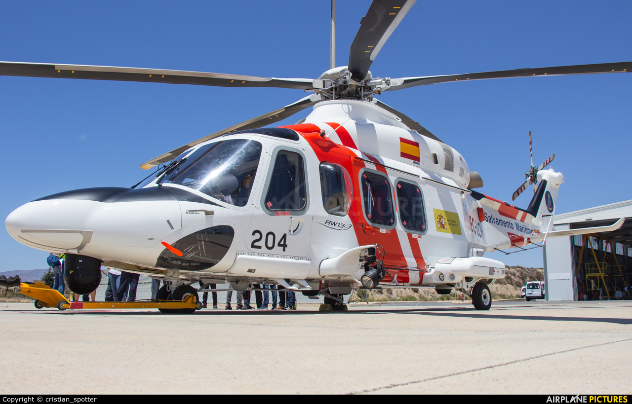 Spain - Coast Guard EC-LCH aircraft at Almería