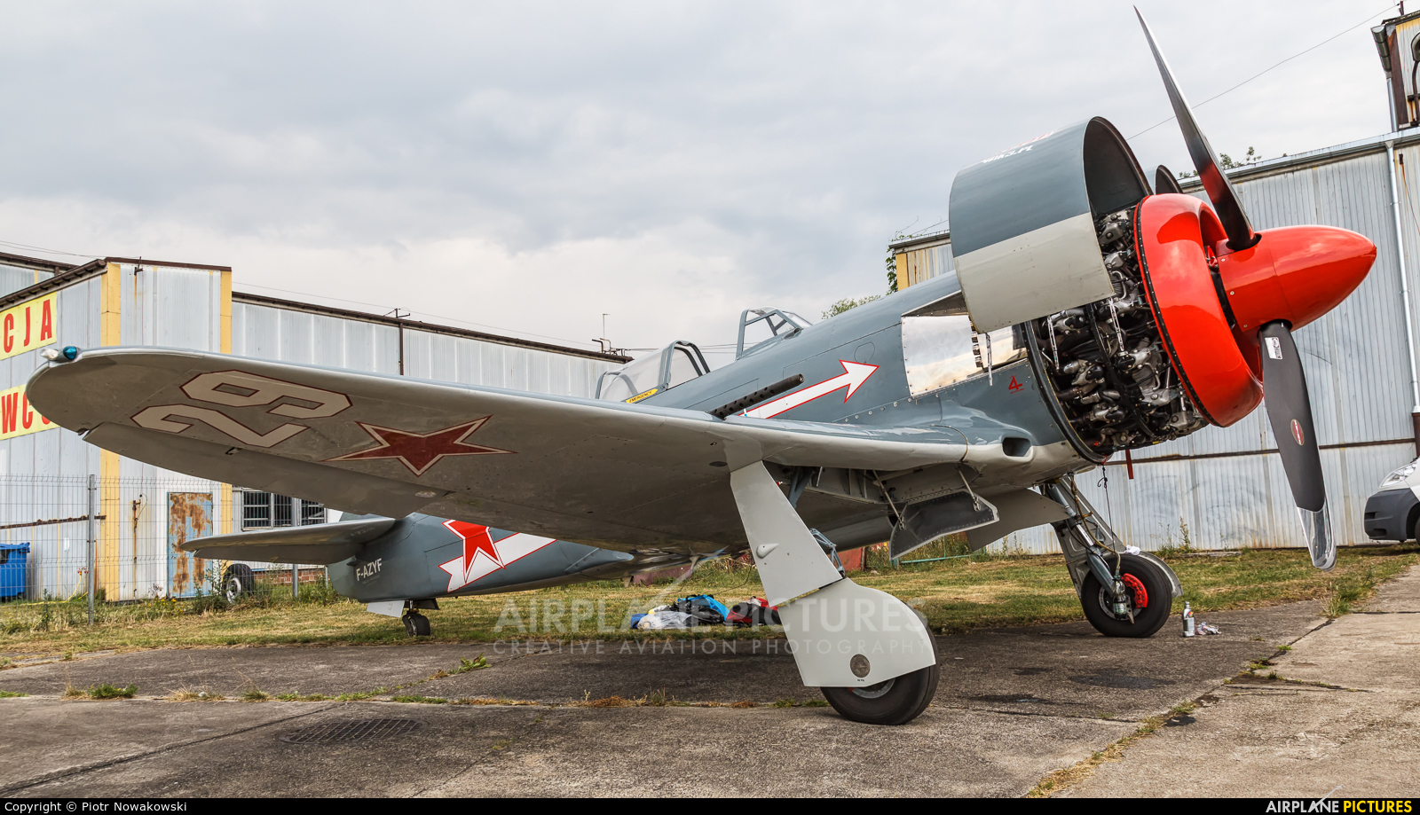 Private F-AZYF aircraft at Warsaw - Babice