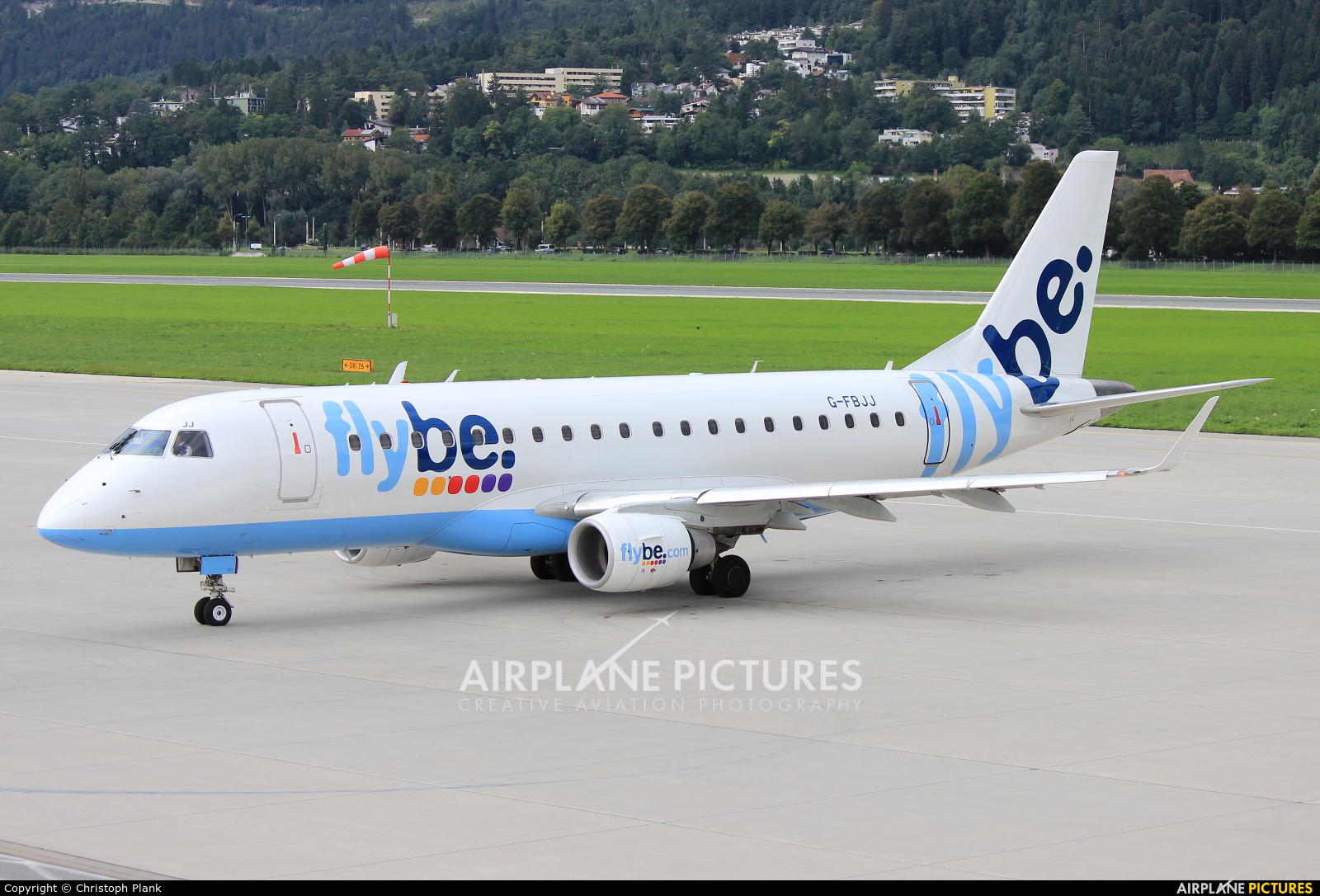 Flybe G-FBJJ aircraft at Innsbruck