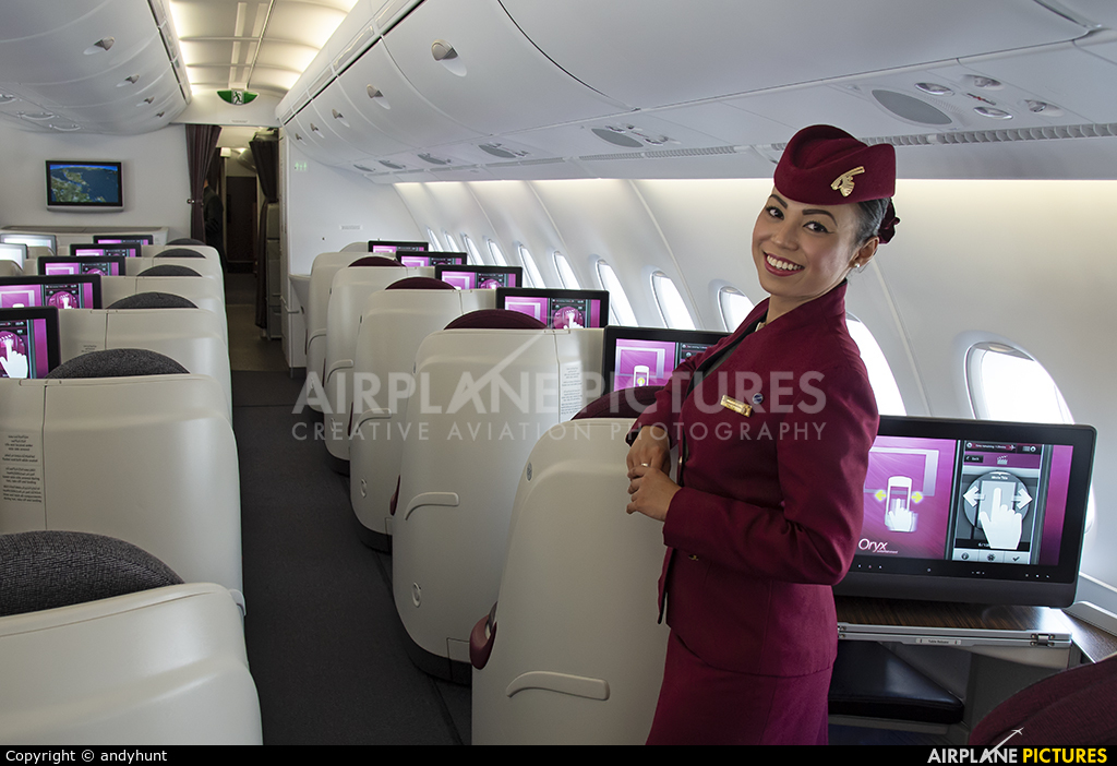 Qatar Airways A7-APF aircraft at Singapore - Changi