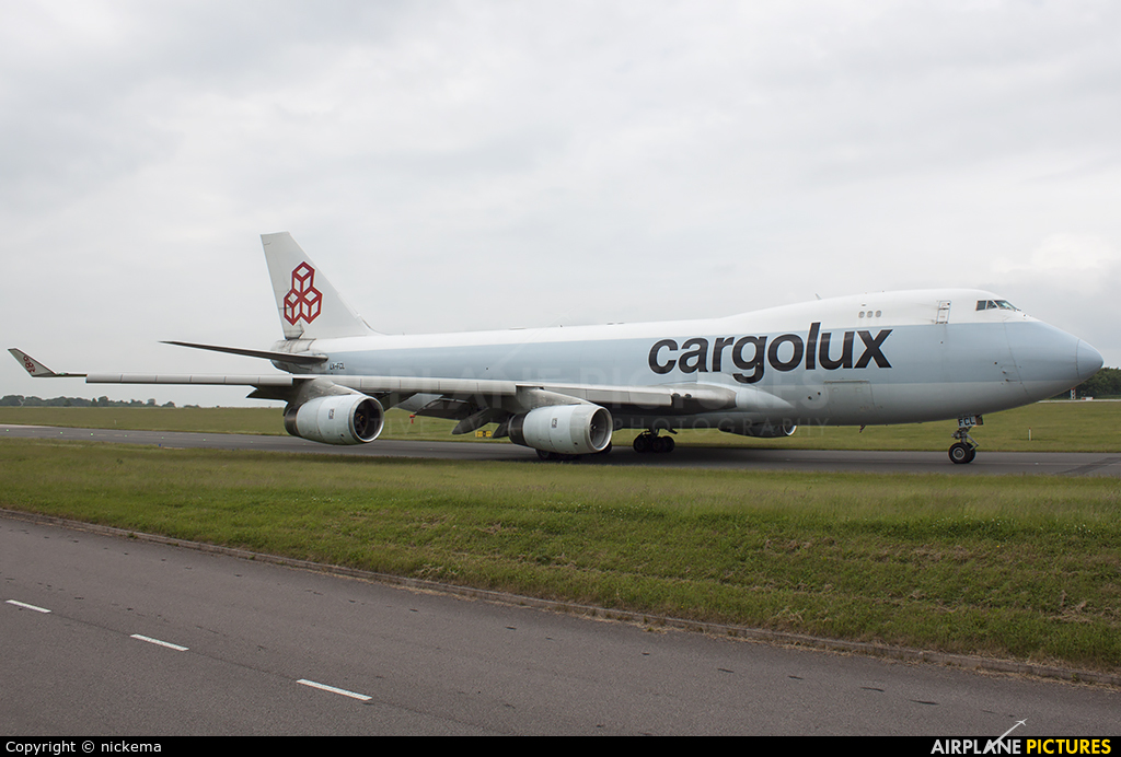 Cargolux LX-FCL aircraft at East Midlands