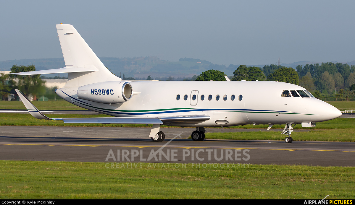 Private N598WC aircraft at Glasgow