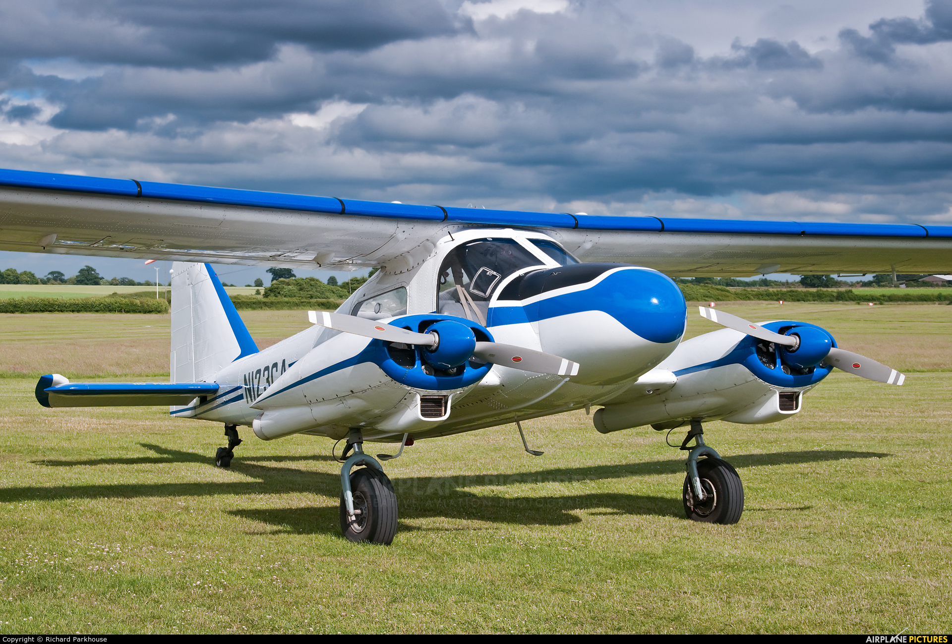 Private N123CA aircraft at Old Warden