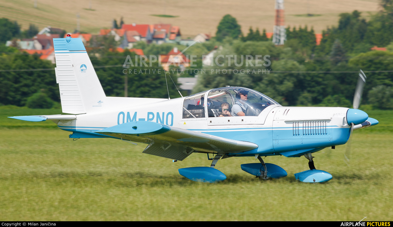 Aeroklub Nitra OM-PNO aircraft at Prievidza