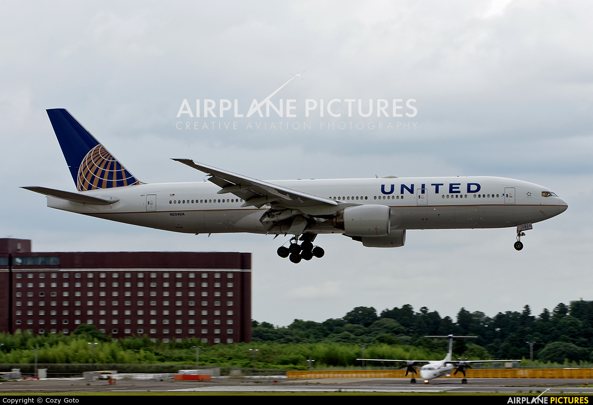 United Airlines N224UA aircraft at Tokyo - Narita Intl