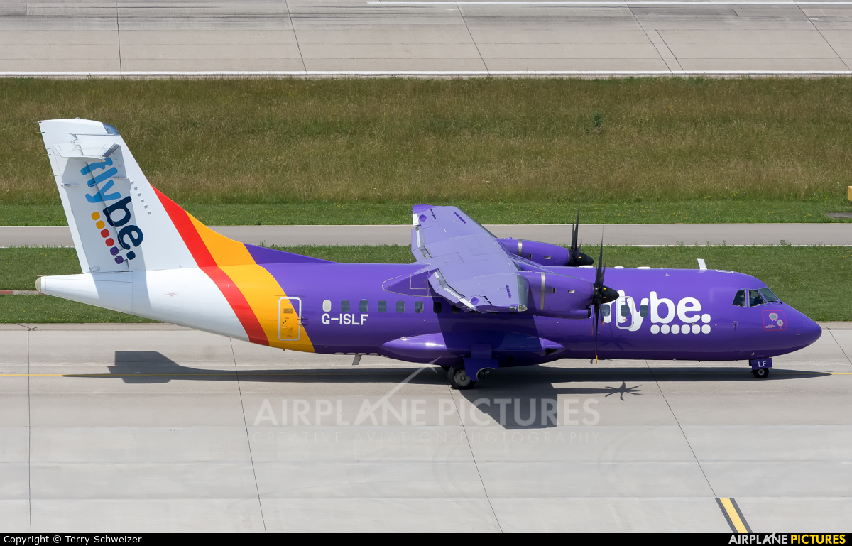 Flybe G-ISLF aircraft at Zurich