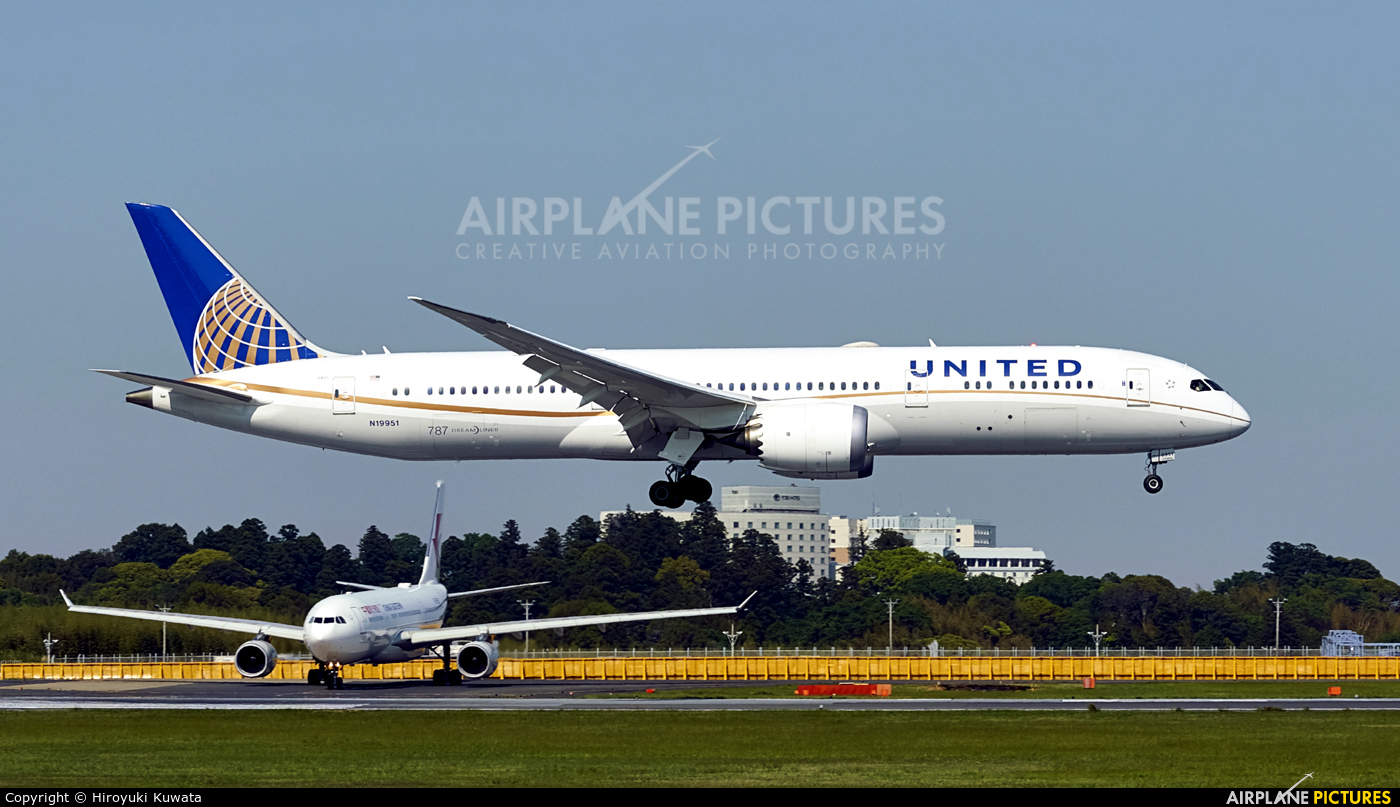 United Airlines N19951 aircraft at Tokyo - Narita Intl