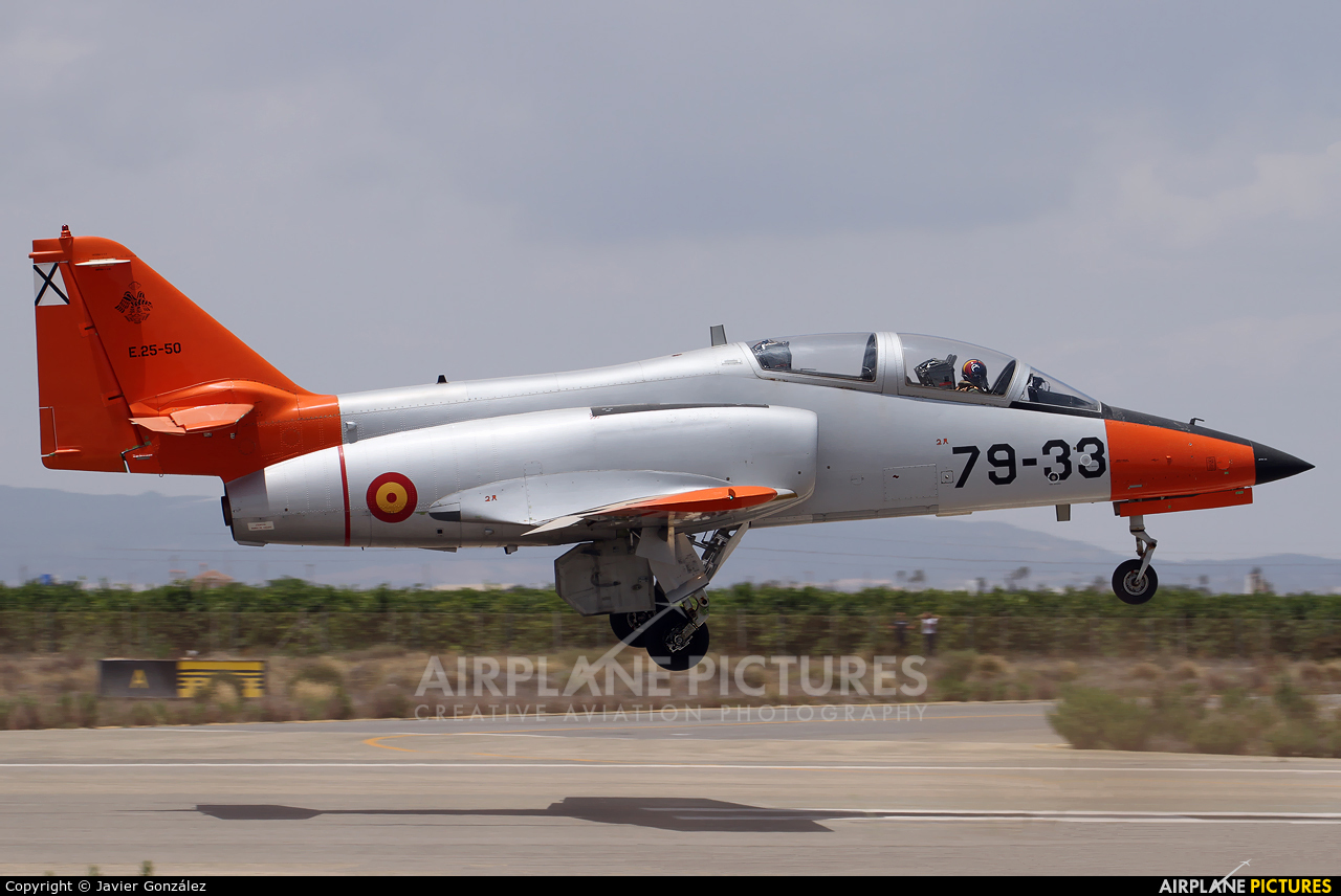 Spain - Air Force E.25-50 aircraft at Murcia - San Javier
