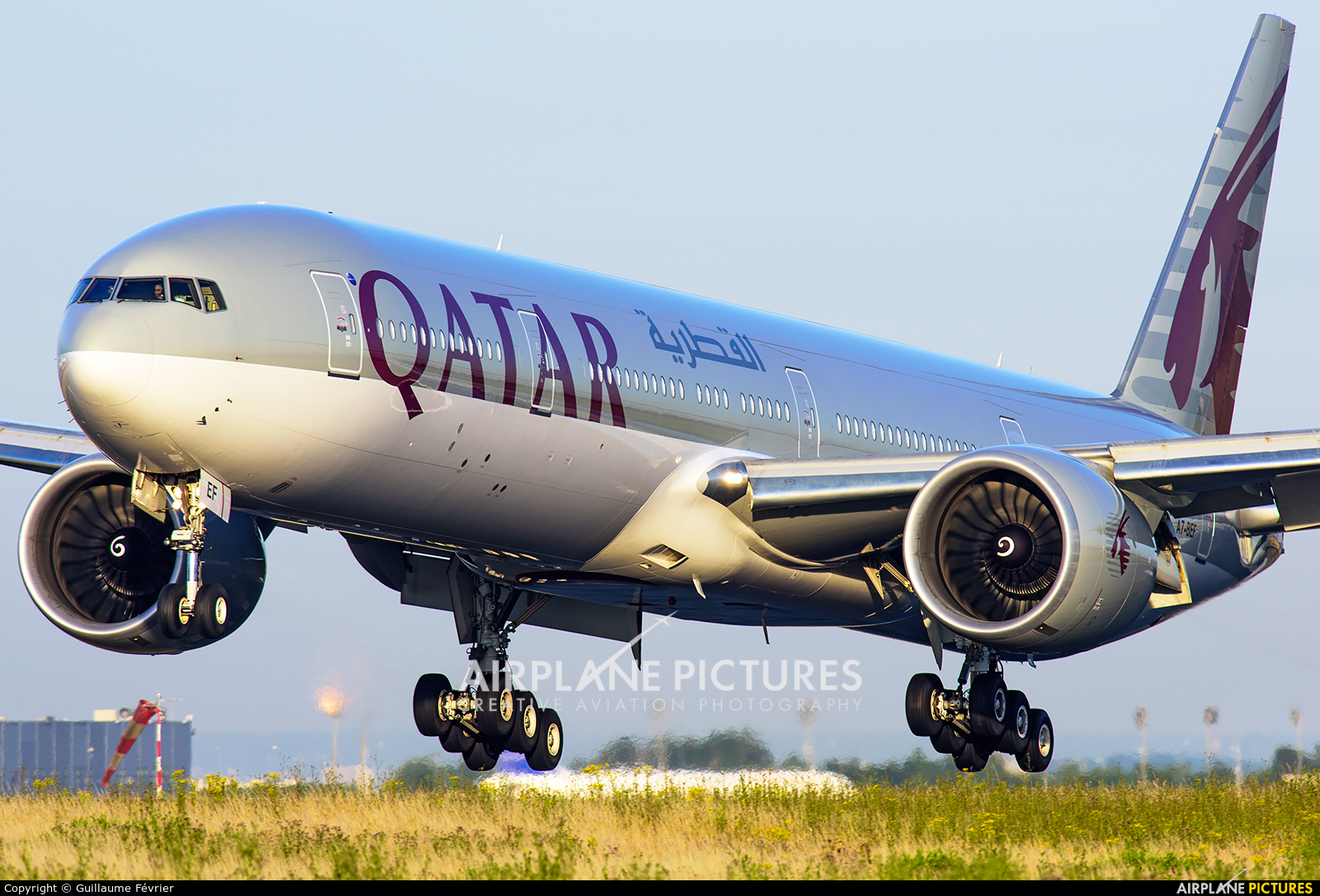 Qatar Airways A7-BEF aircraft at Paris - Charles de Gaulle