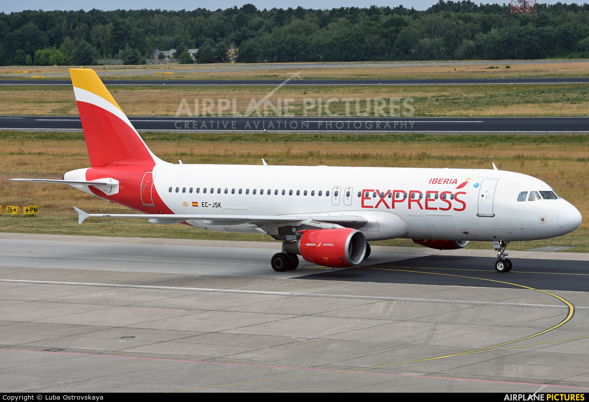 Iberia Express EC-JSK aircraft at Berlin - Tegel