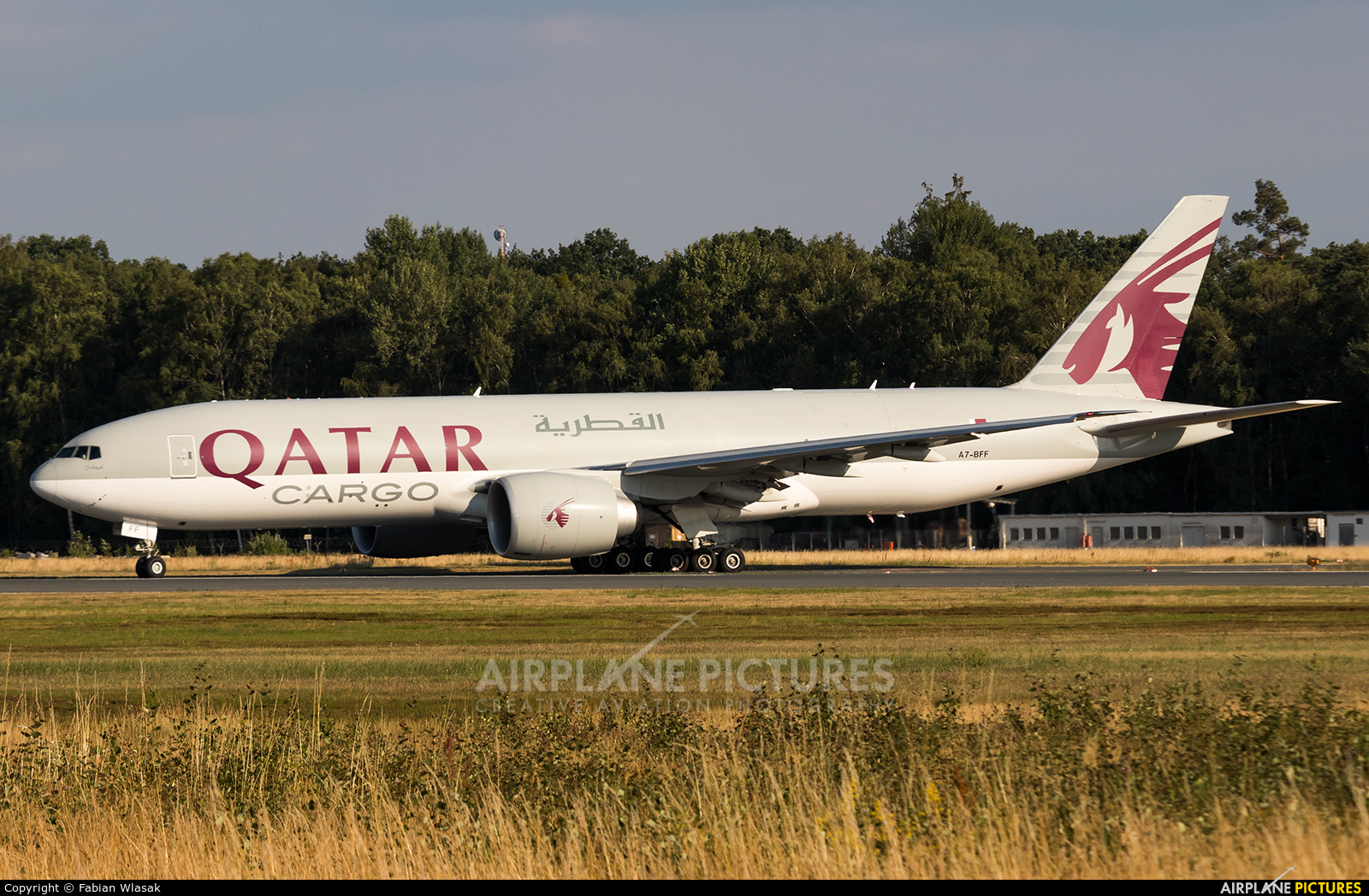 Qatar Airways Cargo A7-BFF aircraft at Nuremberg