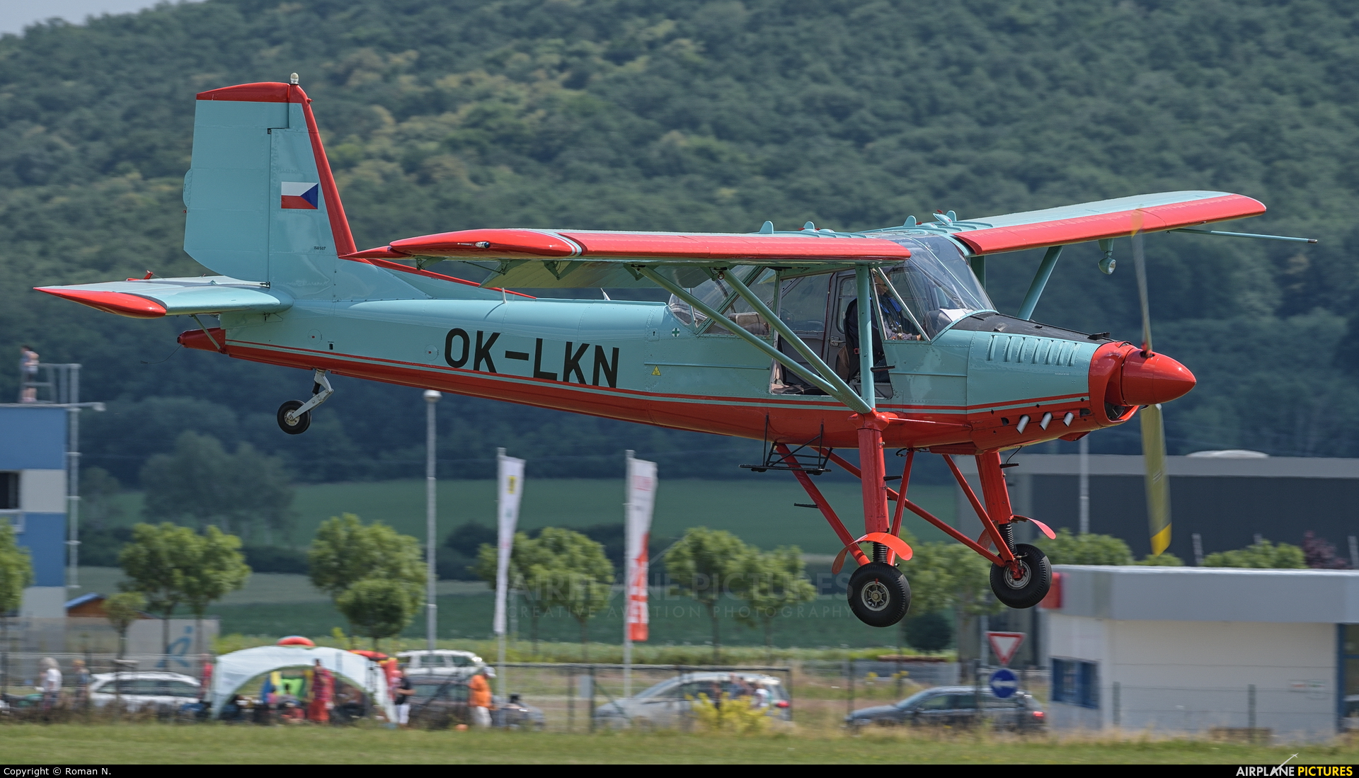 Private OK-LKN aircraft at Mladá Boleslav