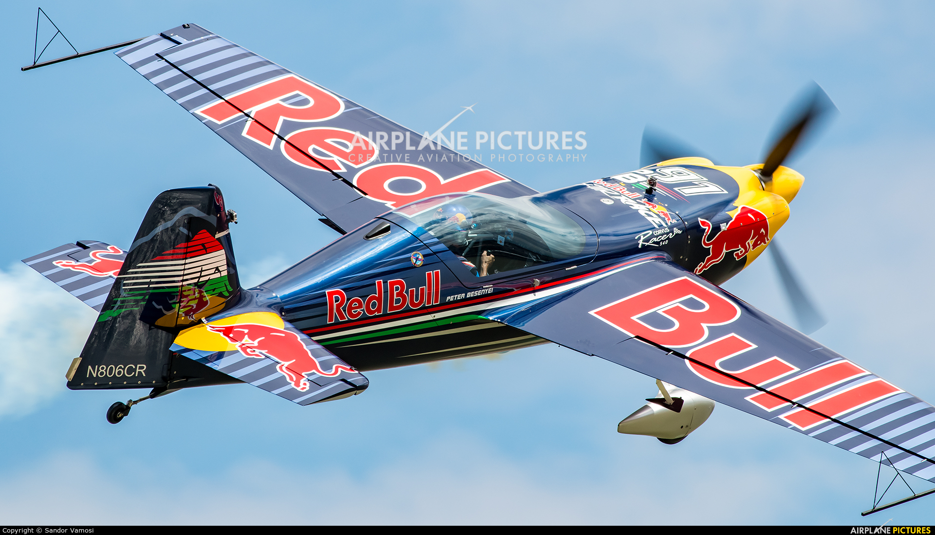 Red Bull N806CR aircraft at Off Airport - Hungary
