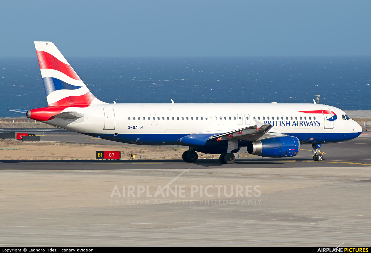British Airways G-GATH aircraft at Tenerife Sur - Reina Sofia