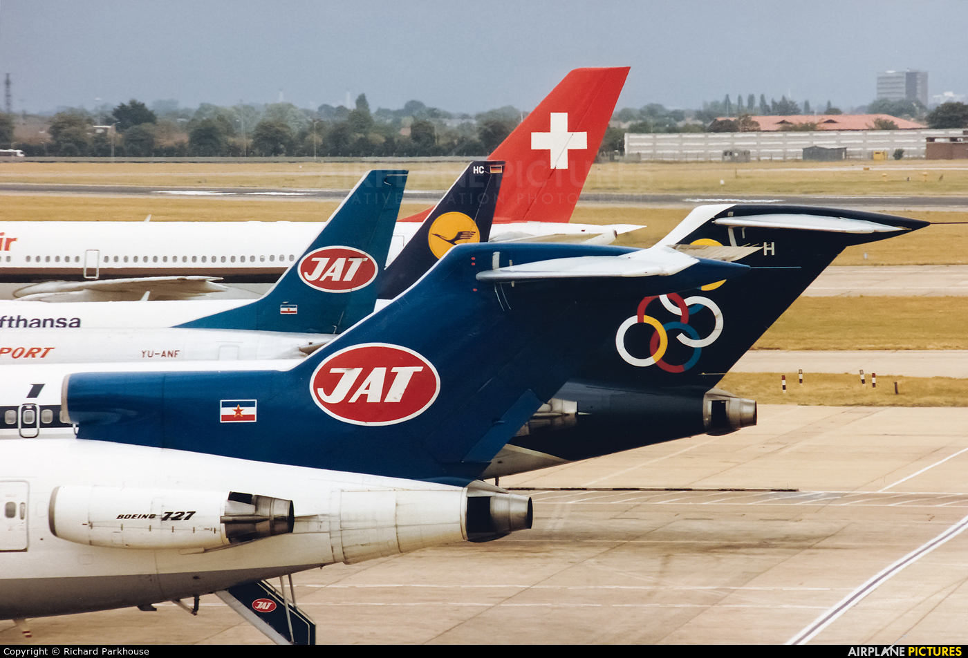 JAT - Yugoslav Airlines YU-AKG aircraft at London - Heathrow