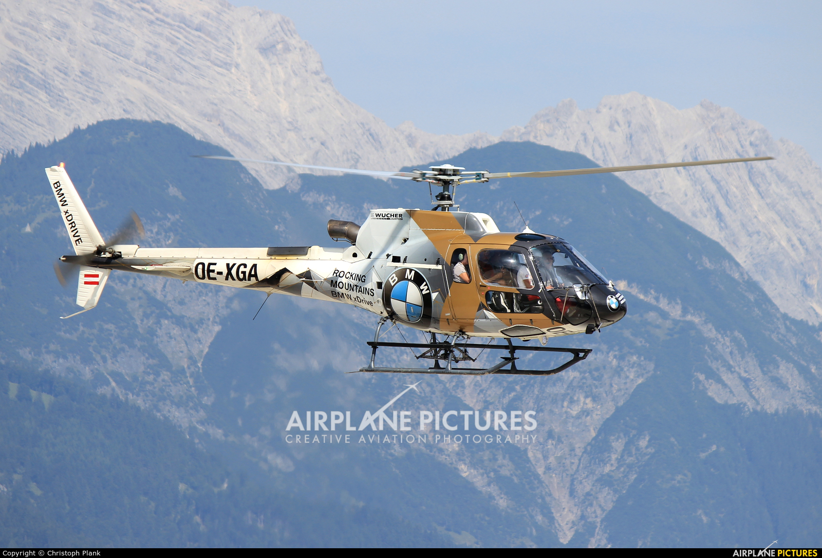 Wucher Helicopter OE-XGA aircraft at Innsbruck