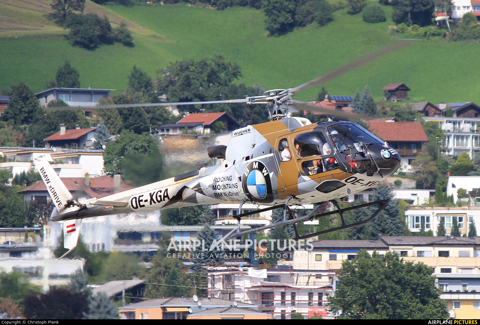 Wucher Helicopter OE-XGA aircraft at Innsbruck