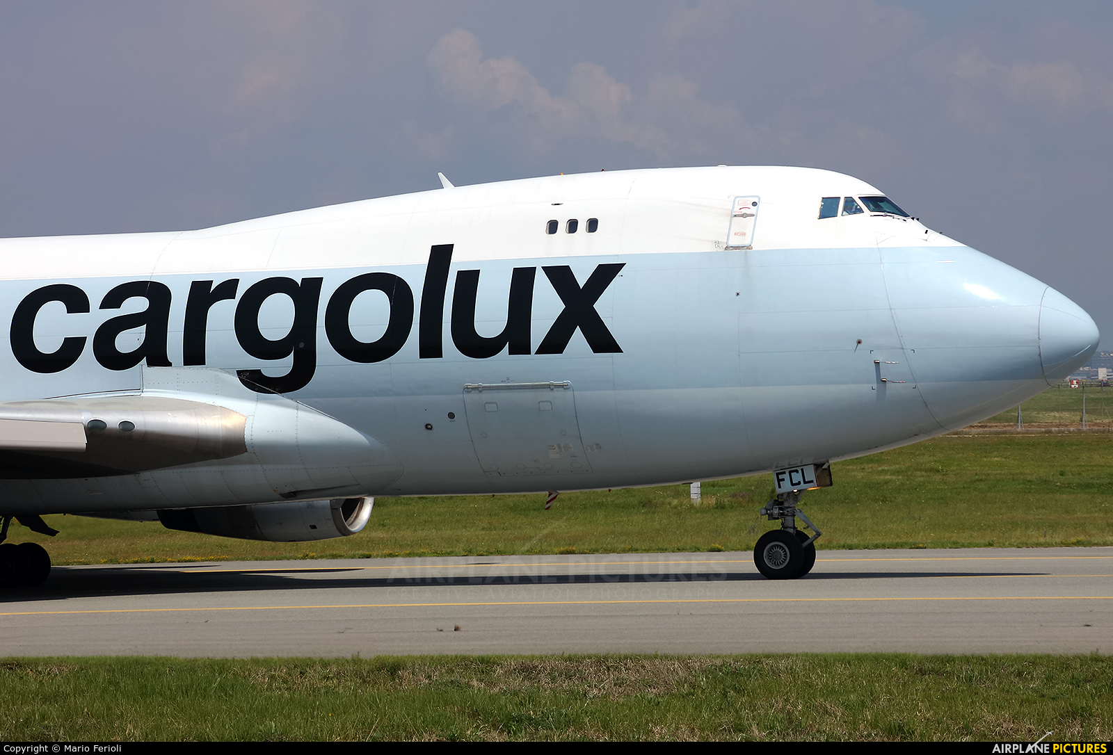Cargolux LX-FCL aircraft at Milan - Malpensa