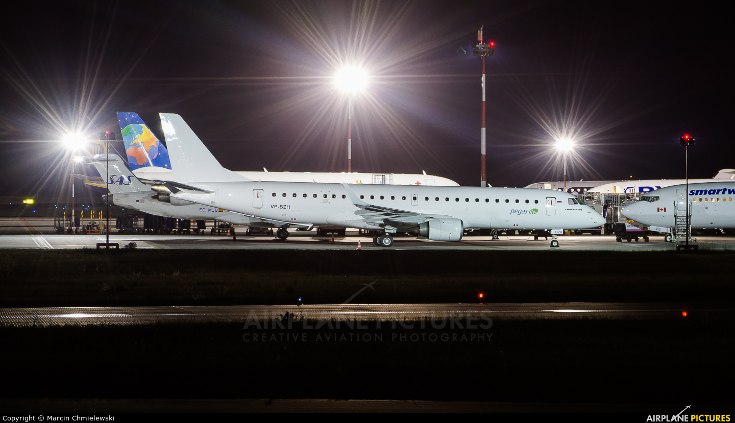 Ikar Airlines VP-BZH aircraft at Warsaw - Frederic Chopin