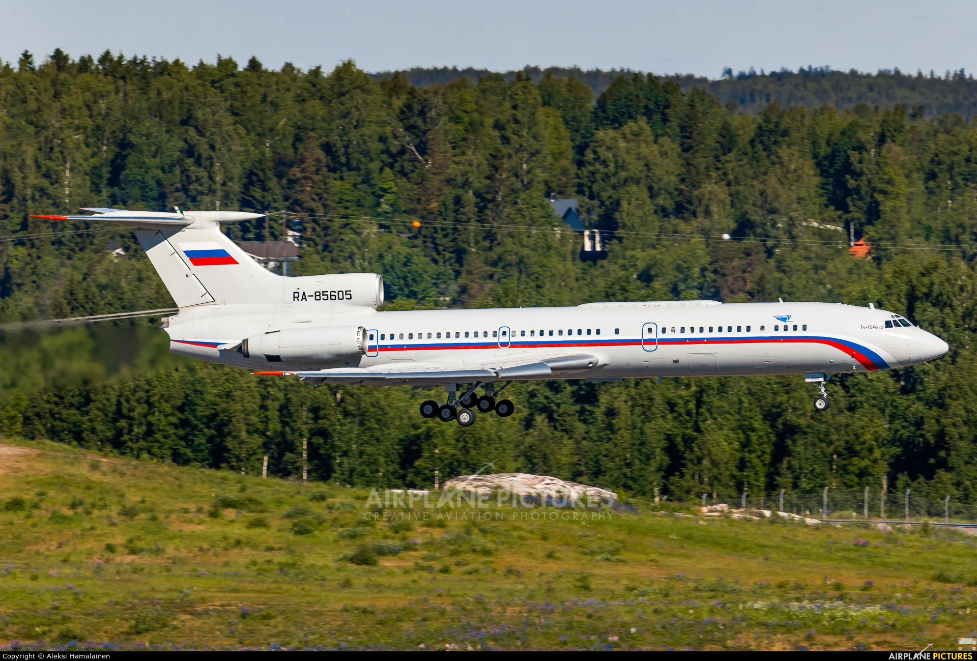 Russia - Air Force RA-85605 aircraft at Helsinki - Vantaa