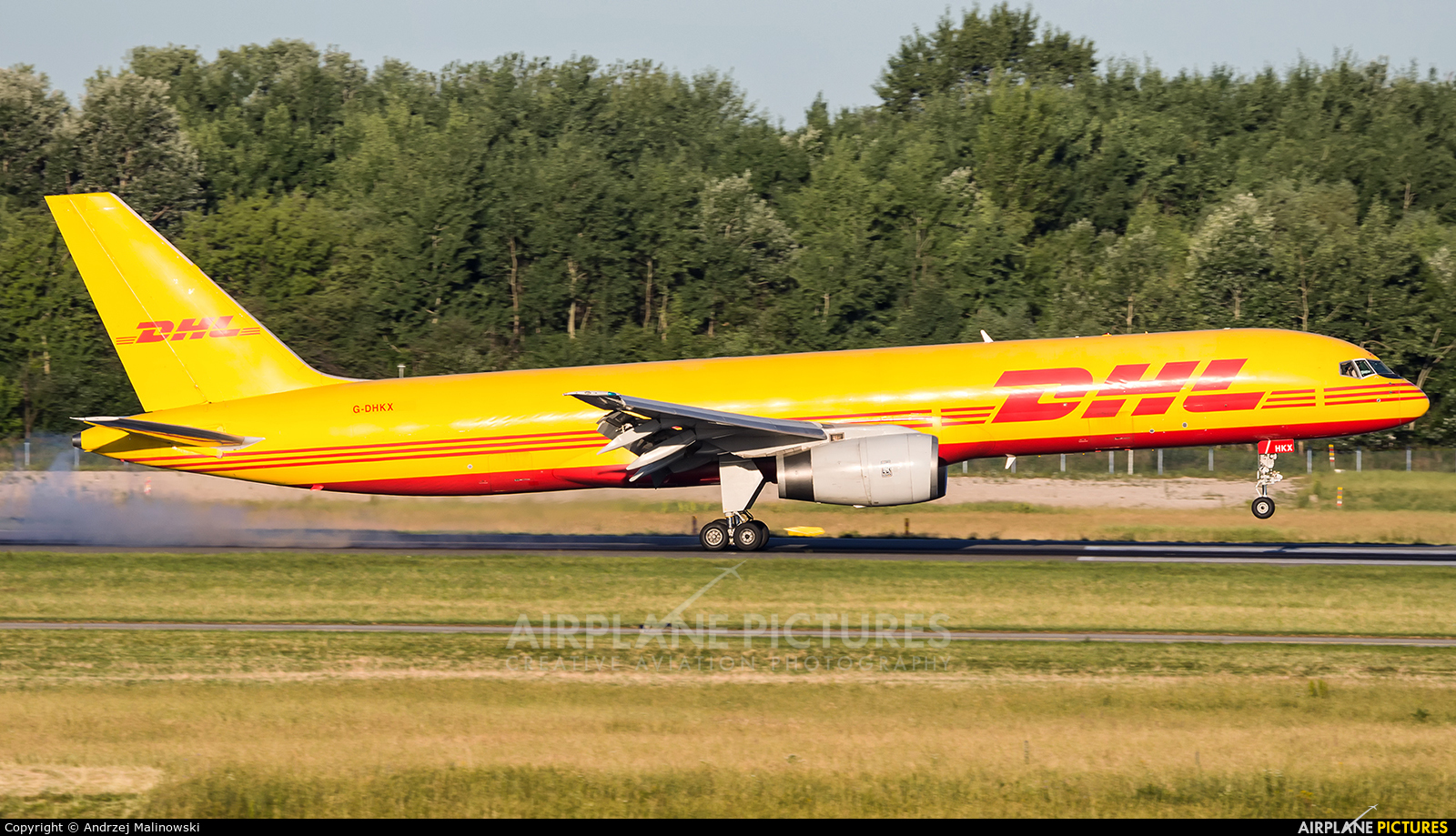 DHL Cargo G-DHKX aircraft at Warsaw - Frederic Chopin