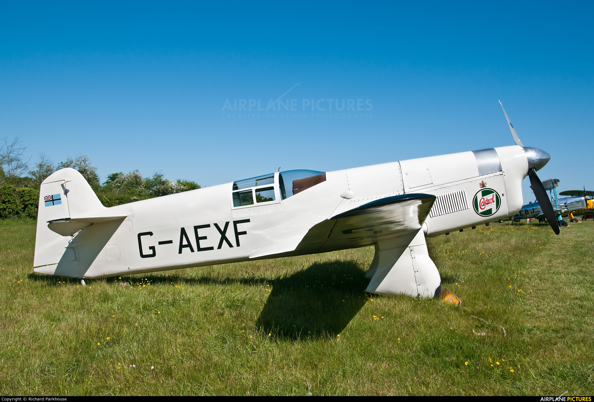 The Shuttleworth Collection G-AEXF aircraft at Old Warden