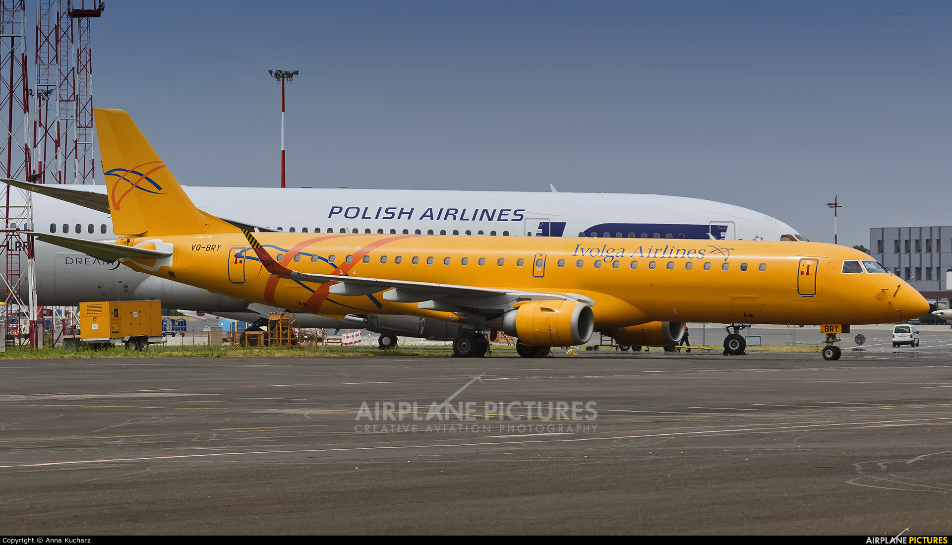 Saratov Airlines VQ-BRY aircraft at Warsaw - Frederic Chopin