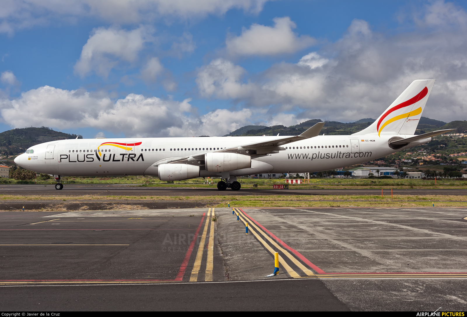 Plus Ultra EC-MQM aircraft at Tenerife Norte - Los Rodeos