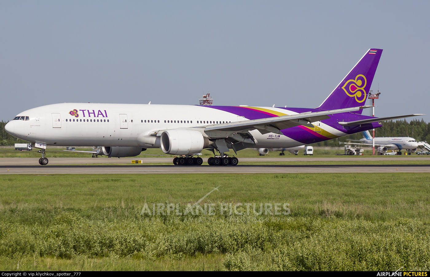 Thai Airways HS-TJW aircraft at Moscow - Domodedovo