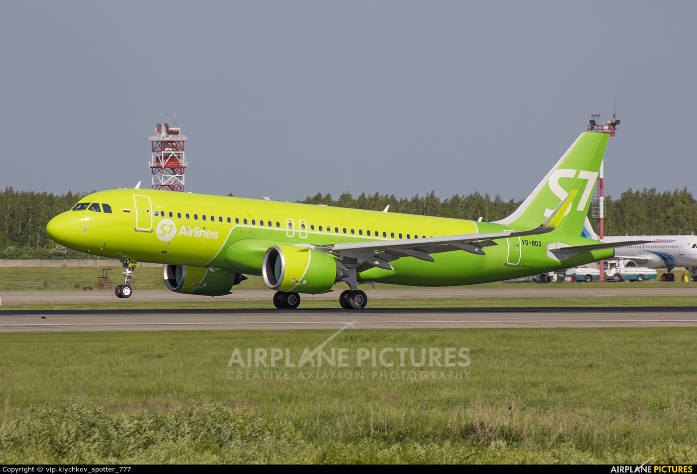 S7 Airlines VQ-BDQ aircraft at Moscow - Domodedovo