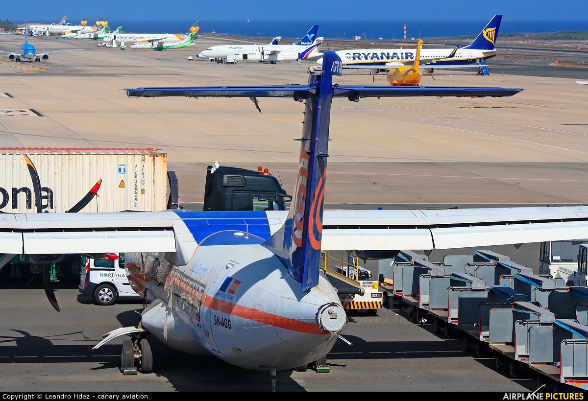 Islas Airways 9H-AGG aircraft at Aeropuerto de Gran Canaria