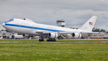 USAF Boeing E-4B visited Zagreb title=